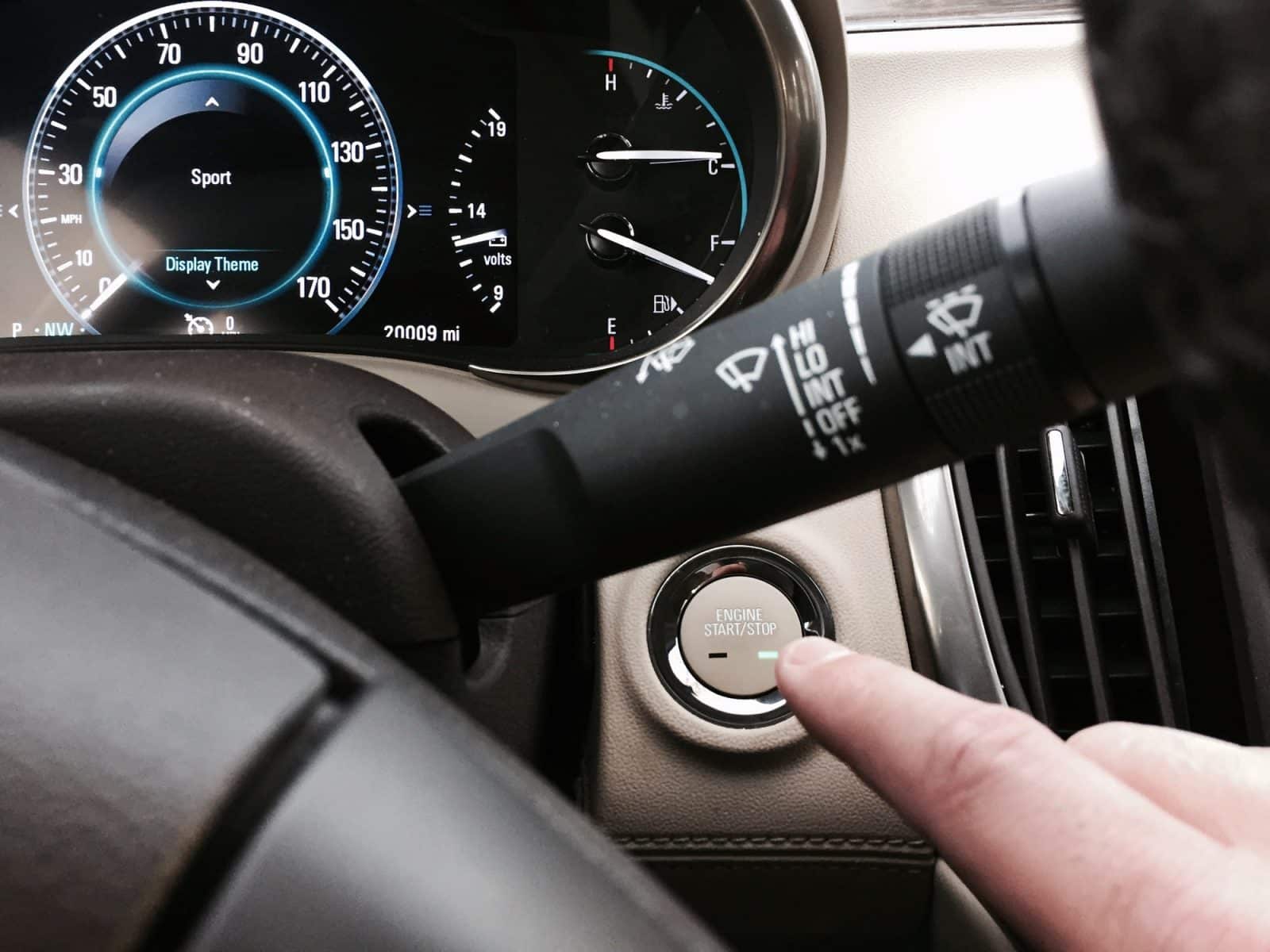 Let's go! Keyless starter. Start, stop, beginning, ending, time to stop